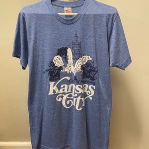 Charlie Hustle Kansas City (KC) shirt “City of Fountains”.